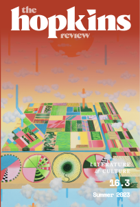Cover of The Hopkins Review Issue 16.3, featuring
