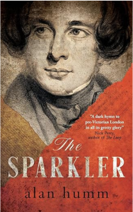Cover of The Sparkler by Alan Humm, featuring an illustration of Charles Dickens looking off to the right.