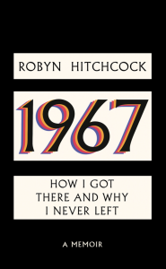 Cover of 1967: How I Got There and Why I Never Left, featuring white text boxes on a black background.