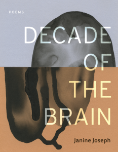 Cover of Decade of the Brain featuring an image of photograph-like, grayscale ovals over a background that is blue on the top and orange on the bottom.