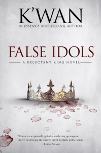 Cover of False Idols, featuring a crown on a white background.