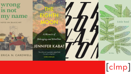 A red and white graphic featuring 4 book covers from the Nonfiction of 2024 reading list.